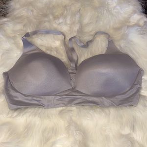 🚫SOLD VS Plunge T-Shirt Bra Sz 36D Gray🚫SOLD